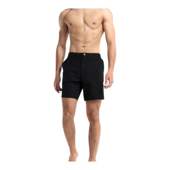 Bermies Performance Shorts XL Mens Black Drawstring Fitness Beach Casual Active - Picture 2 of 7